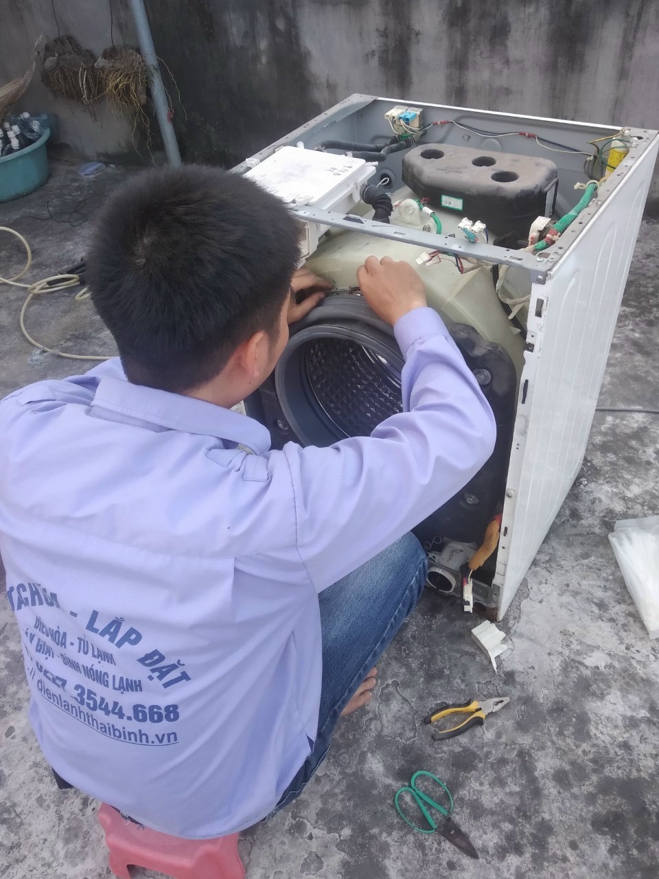 Dịch vụ sửa máy giặt Thái Bình chuyên nghiệp
