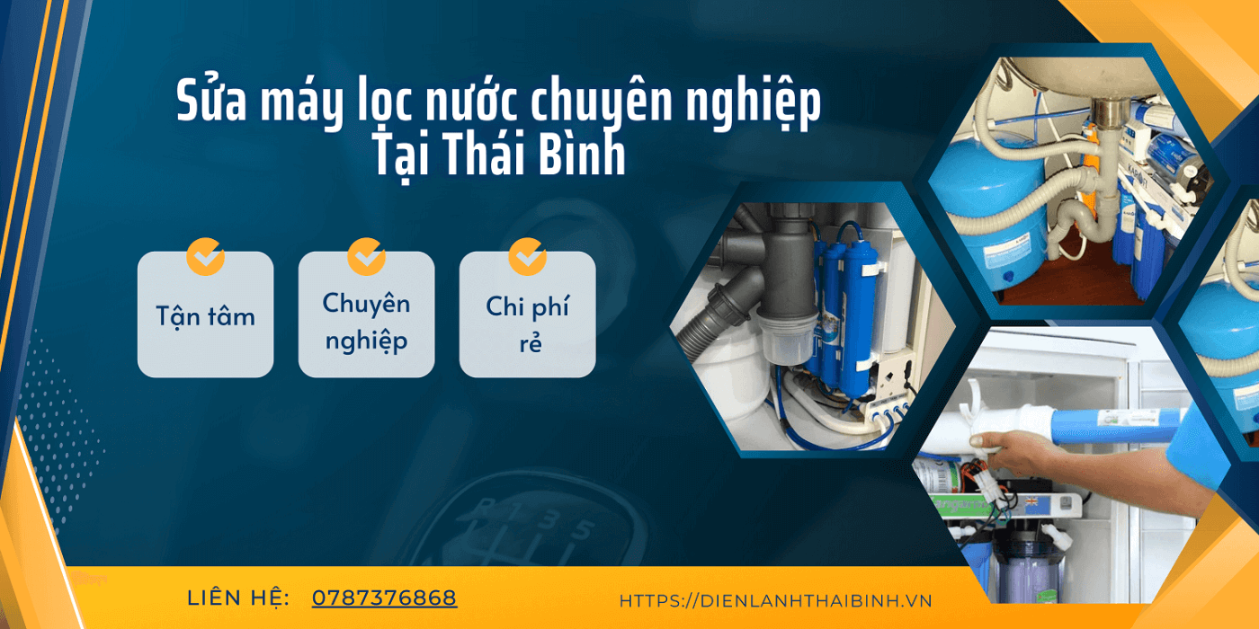 Điện lạnh Thái Bình cung cấp dịch vụ sửa máy lọc nước tại Thái Bình chuyên nghiệp